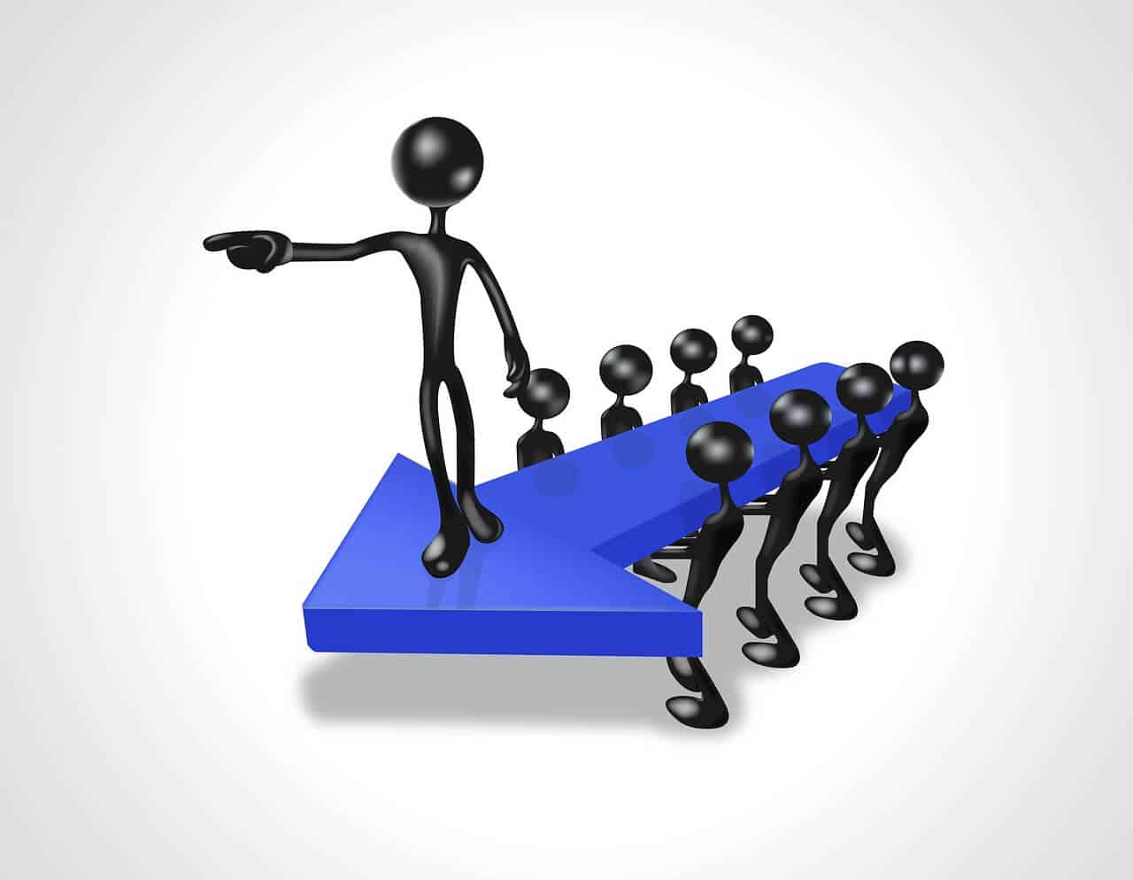 Leader on arrow pointing forward - Daniel Mena Pixabay Leader on arrow pointing forward - Daniel Mena Pixabay